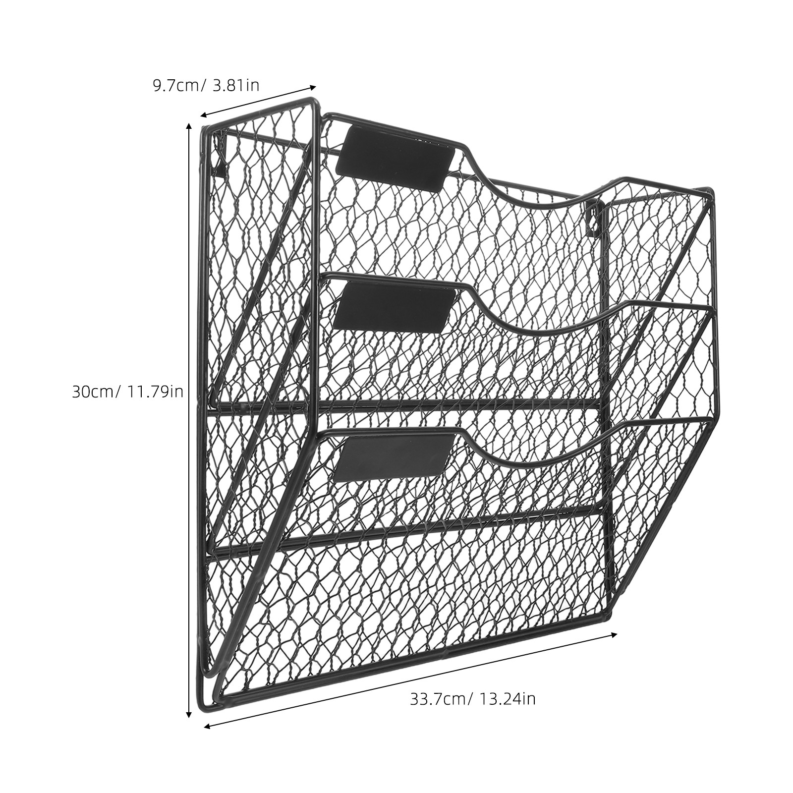 3 Tier Wall File Holder Mesh M - Magazine Holder Rack review and price