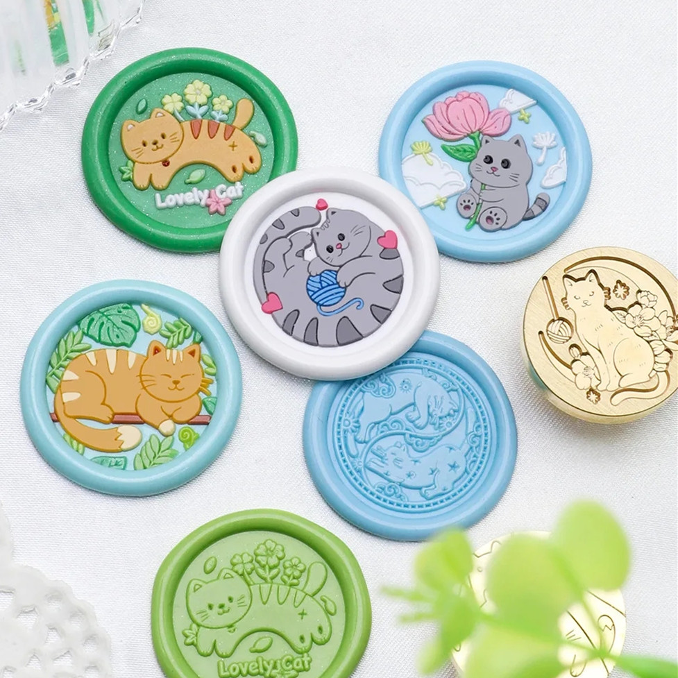 Cat Series 25mm Chapter Wax Se - Wax Seal Stamp Set review and price